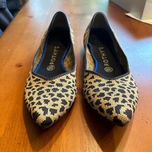 Rothy’s leopard flats. Near new condition!